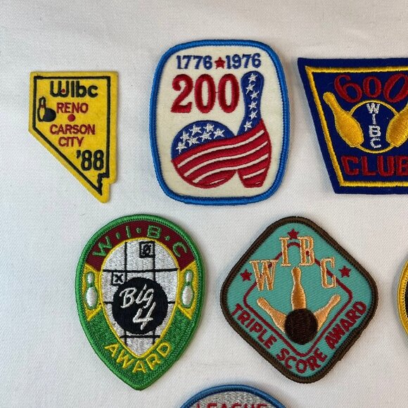 Vintage 1960s to 1980s Lot 9 American Bowling Congress Patches - Picture 2 of 4